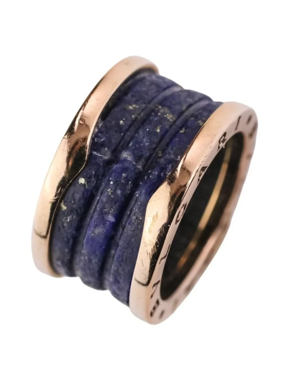 Bvlgari B.zero1 B-zero One 18k Lapis Lazuli Ring 750 52 Yellow Gold